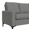 thumbnail image 5 of Hillsdale Furniture Matthew Fabric Upholstered Sofa Smoke Gray, 5 of 10