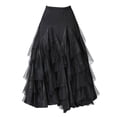 thumbnail image 3 of Vestido de Baile Hugo Latino Tango Chacha Negro 6 Colores, 3 of 8