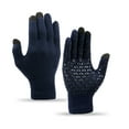 thumbnail image 3 of YAYUBA Mens Winter Gloves,Thermal Knitted Gloves for Men and Women Touchscreen Compatible Outdoor Winter Wear Non Grip Cold Weather,Dark Blue, 3 of 3