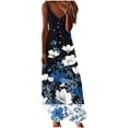 thumbnail image 1 of Vestidos de Verano Casuales sin Mangas para las Mujeres, Moda Camis Cuello en V Impresión de la Playa Vestidos de Sol para Boho Y Casual, 1 of 5