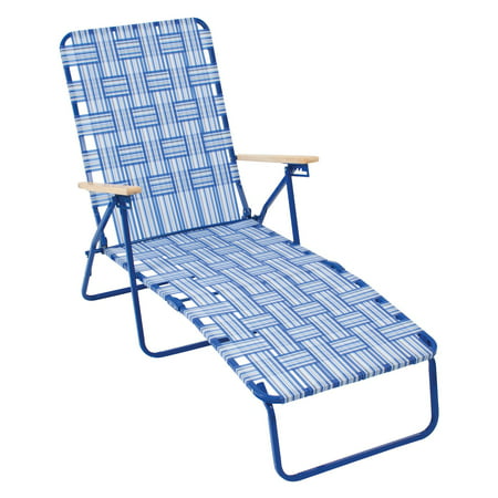 Rio Brands Rio Deluxe Folding Web Chaise Lounge Chair Walmart Com