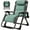 Green, variant on NAIZEA Ice Silk Zero Gravity Chair, Folding Portable Padded Reclining Lounge Chair with Headrest, Side Table, Supports up to 440lbs
