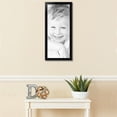 thumbnail image 3 of ArtToFrames 12" x 28" Satin Black Bull Nose Picture Frame, 12x28 inch Black Wood Poster Frame (WOM-1417), 3 of 7