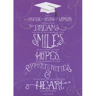 Designer Greetings Grad Status : Doodles and Silhouette on Purple Graduation  Congratulations Card for Daughter - Walmart.com
