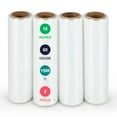thumbnail image 1 of Costway 8 Rolls Stretch Film Heavy Duty Shrink Wrap 60 Gauge Clear Plastic Wrap Film, 1 of 8