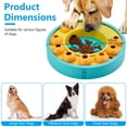 thumbnail image 6 of Interactive Dog Puzzle Feeder Toy, Slow Feeding Treat Dispenser for Dogs & Cats, IQ Training Enrichment Toy for Small, Medium & Large Pets, Non-Slip Slow Feeder Bowl, 6 of 9