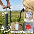 thumbnail image 6 of Ktaxon Inflatable Tent with Hand Pump for Camping, Easy Setup Air Glamping Tents, All-Weather Waterproof Blow up Camping Tent for Family, Khaki, 6 of 10