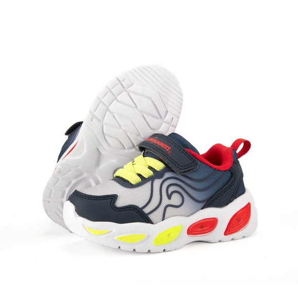 Tenis Con Luces Niño Bubble Gummers Zion Ajuste Velcro