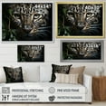 thumbnail image 4 of Designart "Camouflaged Leopard In The Moonlight I" Animals Leopard Wall Art Prints, 4 of 7