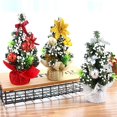 thumbnail image 5 of LHWEN Mini Christmas Tree 20cm Desktop Decoration Small Festival Tree Home Decor Luxurious Durable Unique Shape Holiday Ornament Indoor Display, 5 of 5