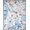 Pink Blue Grey, Pattern 11, variant on ODIKA 8'x10' Washable Area Rug Hydrangea Floral Bloom Cluster With Eucalyptus Leaf Plaid Border for Dining Room, Large Office, Lounge, Non-Slip Chair-Friendly Mat