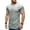 Gray, variant on Njoeus Men's Athletic Shirts & Tees Short Sleeve Tops Men's Short Sleeve Round Neck Tie-Dyed Slim Fitted T-Shirt Bottom Shirt Fashion Sports Casual Shirt Tops Daily Top Blouse Summer Tops for Men 2024
