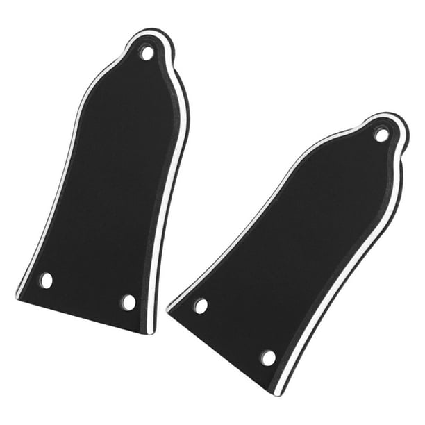 Reemplazos de la placa de la cubierta de la guitarra 3 agujeros duraderos y de calidad para los accesorios del instrumento de las Estilo A Baoblaze Cubierta de varilla