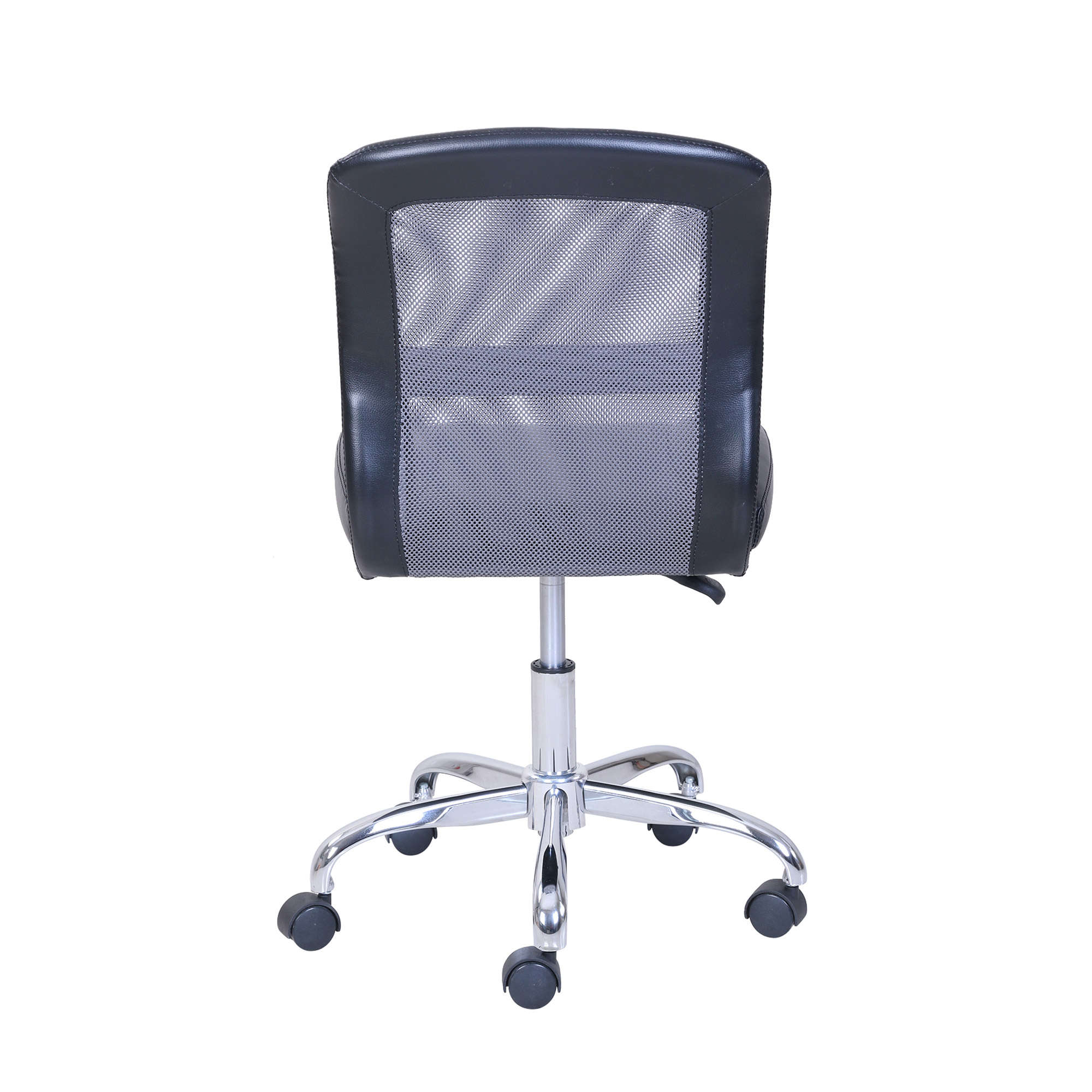 Mainstays Mid-Back, Vinyl Mesh Task Office Chair, Black and Gray - image 5 of 5