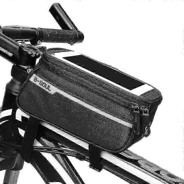 2026 Waterproof Mountain Bike Frame Front Bag Pannier Bicycle Mobile Phone Holder Bag