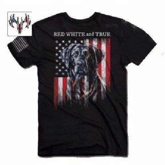 Red White and True Short Sleeve T-Shirt - Medium