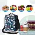 thumbnail image 4 of Bingfone Dental Seamless Reusable Insulated Lunch Bag Cooler For Work School Picnic Or Travel, 4 of 7
