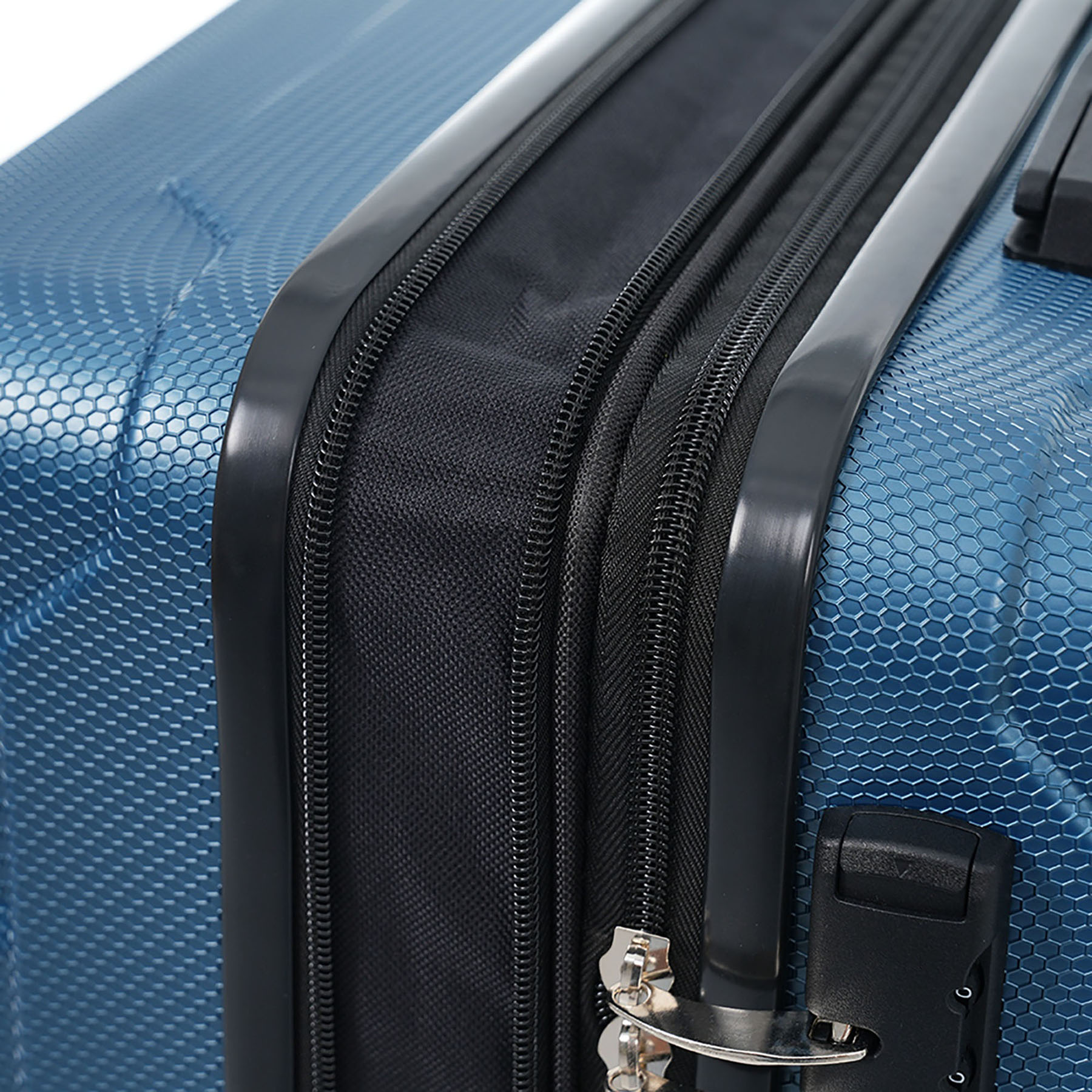 S-HOME 20" ABS Hardshell Carry-On Luggage, Expandable Spinner Suitcase with TSA Lock and Scratch-Resistant