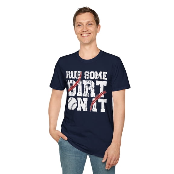 Baseball Dirt, Gildan Unisex Softstyle T-Shirt, Sports Graphic Tee, S-3XL