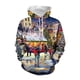 thumbnail image 3 of Sudadera con capucha navideña para hombre, con estampado 3D, con diseño festivo de Papá Noel, muñeco de nieve y vacaciones, informal, de gran tamaño, 3 of 5