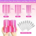 thumbnail image 2 of Wattne Hair Roller Set 18 pcs,Jumbo Hair Curlers Rollers With Clips,Self Grip Hair Roller Set,Hair Rollers for Long Hair,Medium and Short Hair, 2 of 7