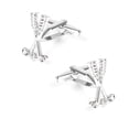 thumbnail image 1 of Palo de golf Cuff Links para hombre, cobre, 20,5 mm x 12,5 mm, 1 of 3