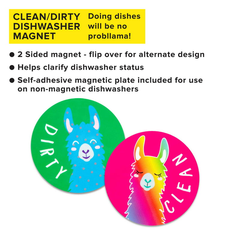 Dishwasher Magnet, Clean Dirty Magnet, Clean Dishes, Dirty Dishes
