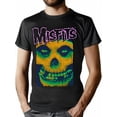 thumbnail image 1 of Misfits T-shirt, Hauts en Coton Tendance à Manches Courtes, Style de Rue, Tee-Shirt Confortable pour Hommes, Tee-Shirt Col Rond, Ultra Doux, Respirant, Évacuant l'Humidité, Tee-Shirt d'Été Décontracté, Indispensable, 1 of 7