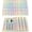 Stripe Colorful Square, variant on Stripe Colorful Square Placemats Set of 6 Rectangle Table Mats Washable Heat-Resistant Place Mat for Kitchen Dining Table Decor Indoor Outdoor