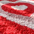 thumbnail image 3 of Alfombra de baño YRXRUS para el Día de San Valentín en forma de corazón, color rojo, 53 x 61 cm, 3 of 8
