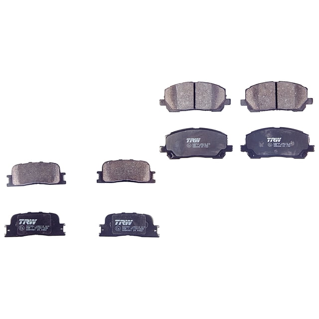 Set Balatas Bajos Metales Highlander 2001 A 2003 Toyota TRW .