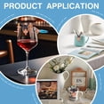 thumbnail image 4 of 8Pcs Drink Charmers Drink Markers Funny Human Figurines Wine Glass Hanging Ornament for Parties Cup Edge Ornaments Reusable Wine, 4 of 4