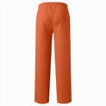 thumbnail image 4 of TOWED22 Boys' French Terry Open Bottom Sweatpants Sweats for School Kids Teens with Pockets,Orange,15-16 Y, 4 of 5