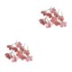 thumbnail image 1 of Matsuzay 10 piezas de flores artificiales para interior o exterior, flores artificiales de bajo mantenimiento para decoración rosa rosa 2Conjunto, 1 of 6