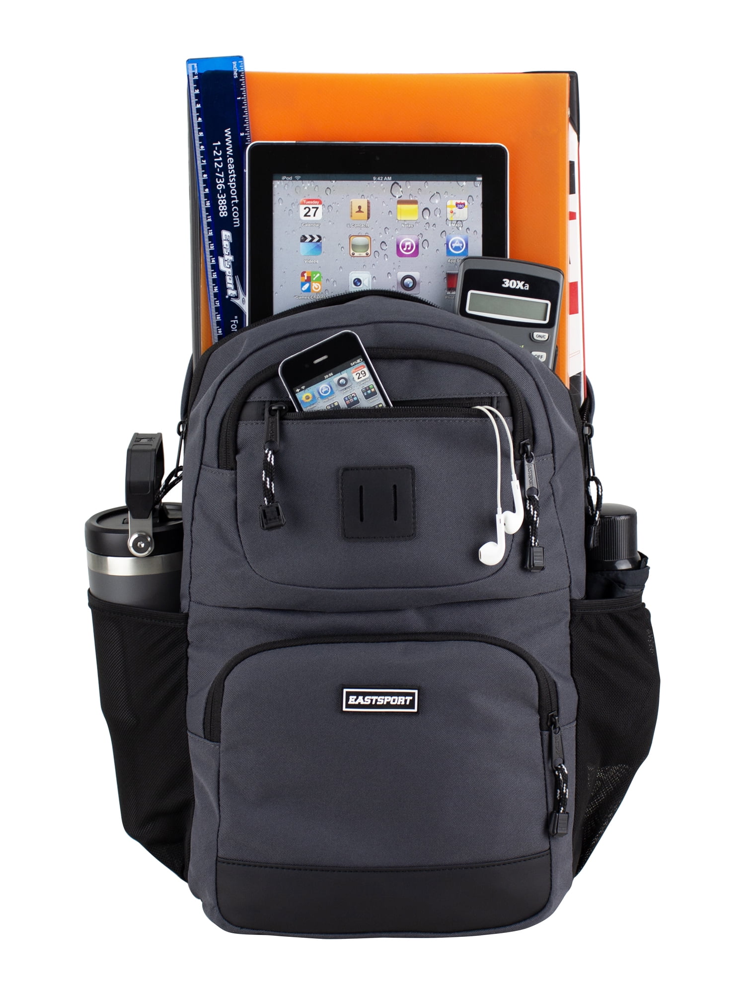 Eastsport Unisex Eclipse 19" Core Backpack, Nine Iron