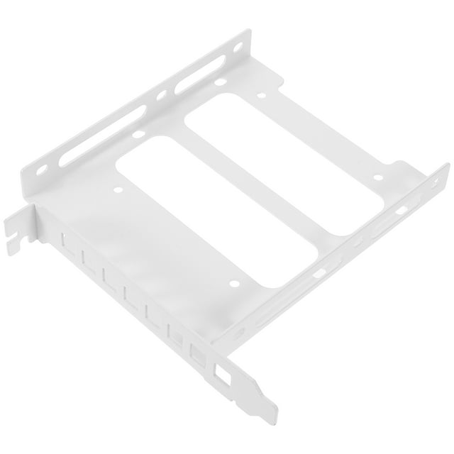 KAKOWELY Metal Mount Bracket For Pc Rear Panel Hard Drive Tray Pci Slot Adapter Bracket For Computer Hard Drive Installation Hard Drive Tray Holder,5.51X"X5.39"X0.87"