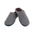 thumbnail image 2 of Isotoner  Heathered Knit Hoodback Slipper (Men), 2 of 4