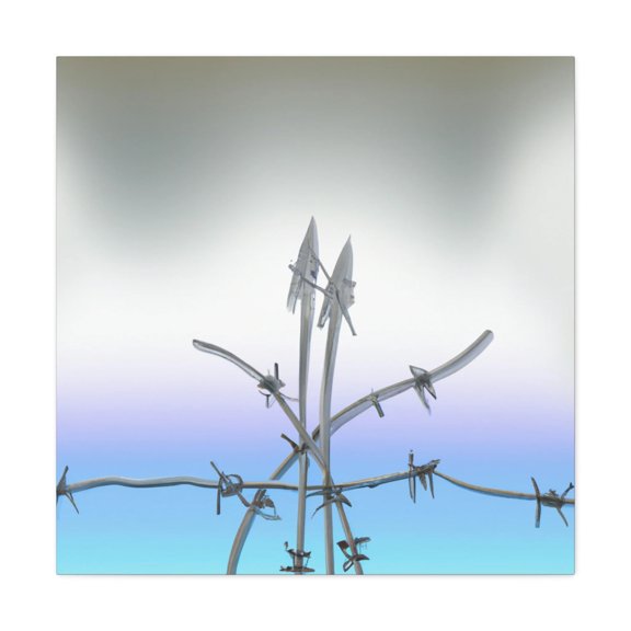 Delicate Barbed Prison - Canvas