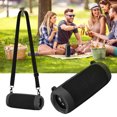 thumbnail image 4 of Pochette de Transport en Silicone Sangle Réglable Étanche Compatible Bluetooth Housse de Haut-Parleur Portable pour JBL Flip 6/Flip 5 Noir, 4 of 6