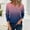 Purple, variant on Pxiakgy Hot Sale!! Women's Long Sleeve T Shirts Button Down V Neck Casual Tie Dye Tops Women's Button Long Sleeve T Shirt Round Neck Casual Tunic Top Blue L