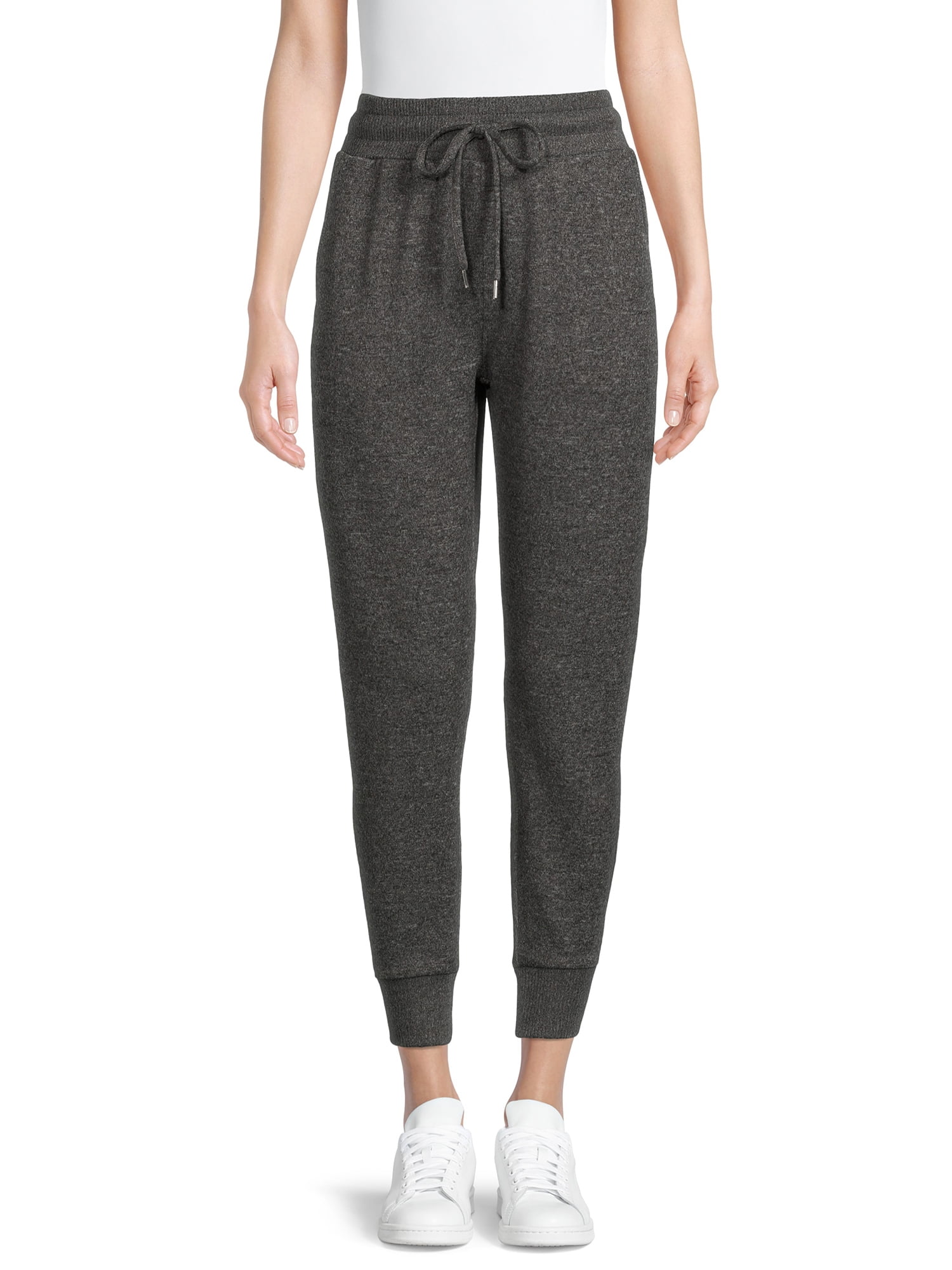Black Elastic Waist Jogger Pants