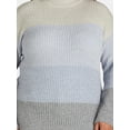 thumbnail image 3 of Terra & Sky Women’s Plus Size Mock Neck Chenille Sweater, Sizes 0X-5X, 3 of 5