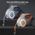 thumbnail image 4 of Retractable Dog Leash, Bright LED Light One Handed Brake Pause Lock  Big Duty Pet Leash Door Stair Gates Gates Gate Extensions, 4 of 8