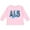 AD-Pink, variant on Inktastic ALS Awareness ribbon Boys or Girls Long Sleeve Toddler T-Shirt