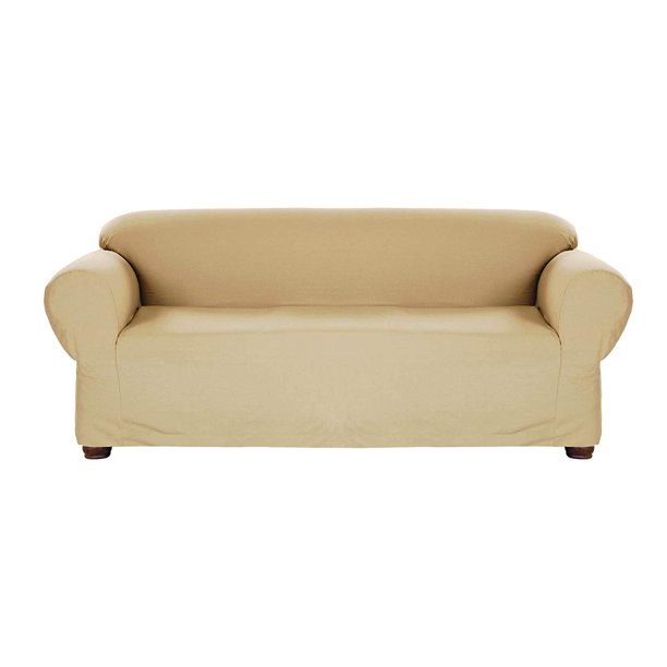 Linen Store Stretch Jersey Slipcover, Soft Form Fitting, Solid Color