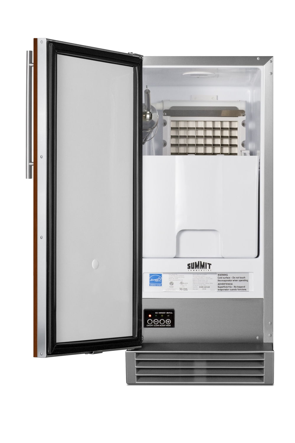 Built-In 50 lb. Clear Icemaker, ADA Compliant (Panel Not Included)