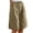 Multi-Color, variant on WIZUTIZ Shorts for Women Wide Leg Relaxed Active Baggy Shorts High Rise Solid Trousers Knee-Length with Pockets Button Pleated Trousers for Lady Stretchy Clubs Beige Linen
