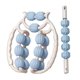 thumbnail image 3 of Masajeador de piernas con rodillo, herramienta de masaje portátil de 15 puntos para fitness azul blanco, 3 of 9