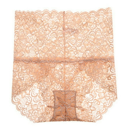 

Qingsaizhen Women Underwear Sexy Underwear Slim Delicate Easy-cleaning Lace Panties for Gift