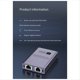thumbnail image 3 of Divisor de Cable de Red POE Divisor de Red de 1 A 2 Gigabit Red Simultánea Conmutador de Red de Transferencia de Vías, 3 of 5